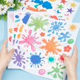 thumbnail image 3 of 1set 7 Sheets Inspirational Quotes Wall Decal Stickers PVC Waterproof Self Adhesive Classroom Handprint Wall Decals Removable Rectangle for Window Decor DIY Playroom Bedroom Wall Art Decor, 3 of 6