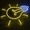 thumbnail image 5 of Handmadetneonsign Light Bulb Neon Sign, Light Bulb Wall Art Decor, Home Bedroom Bar Pub Wall Decor, 5 of 5