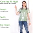 thumbnail image 2 of 20 Pack Disposable Rain Ponchos for Adults Men Women Clear Ponchos with Hood Waterproof PE Raincoats with Drawstring Emergency Poncho Family Bulk Unisex for Camping Hiking Travel, 2 of 8