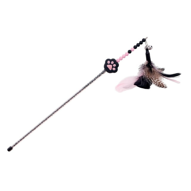 Juguete interactivo para gatos, resistente y divertido, para saltar, saltar y saltar, para gatos pequeños, medianos y . negro
