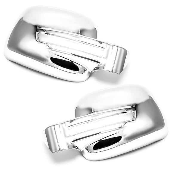 Sizver Chrome Door mirror Covers For 2002-2007 Jeep Liberty