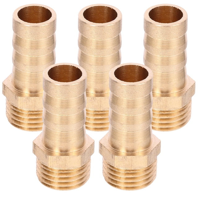 FOMIYES 5Ud Adaptador De Manguera De Aire En Dorado Resistente Y Económico Para Reparaciones