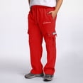 thumbnail image 2 of Valora Men's Casual Pants for Everyday Comfort and Athletic Wear – Breathable LooseFit Fitness Trousers with Drawstring Waist Solid Color Pockets and Cozy Red 5XL, 2 of 6
