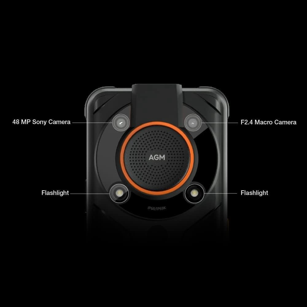 AGM Glory SE 5G Outdoor Smartphone, Snapdragon 480 Rugged No Contract, 6.53" FHD+ Screen Android 11 Cell Phone, 6200mAh Battery IP68/IP69K Waterproof