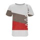 thumbnail image 5 of Camiseta de Manga Corta de las Mujeres de Cuello Redondo de Impresión Casual Top de las Señoras, Poliéster Ligero para el Hogar Diario Y Cómodo, 5 of 9