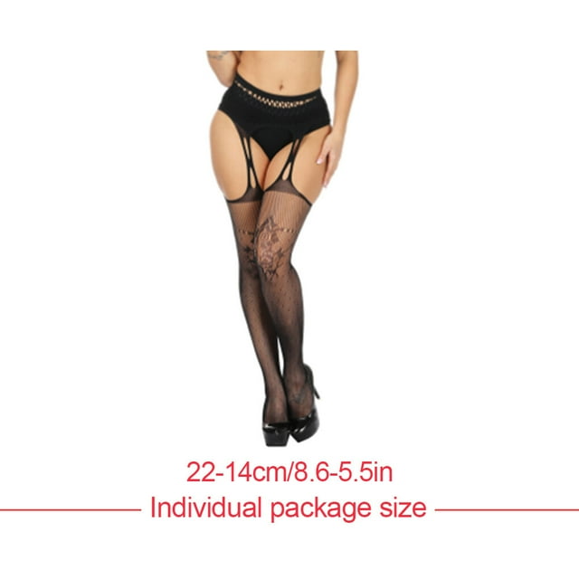 Baohd Bas Résille Aguichant Divers Motifs Chaussettes Extensibles Cache-Cuisse Déguisement Collants Vêtements pour Femmes Chic Collant 1189 Taille Unique