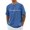 Blue, variant on Canada Letter Graphic Tees for Men Summer Short Sleeve Crewneck Casual Canada Travel T Shirts Streetwear