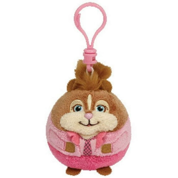 Ty Beanie Ballz (Plastic Key Clip) - Brittany the Chipmunk - Stuffed Animal