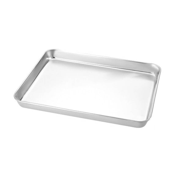 ACDANC Metal Litter Box, 304 Stainless Steel Deep Tray