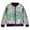 O-Light Green2343, variant on CUZIBR Sequin Jackets Girls Solid Color Long Sleeve Zip Up Jacket For Kids Christmas Shiny Fashion Coats Lovely Dailywear For Toddler