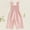 0320-01-Pink, variant on Toddler Jumpsuit and Romper Toddler Girls Sleeveless Lattice Prints Tops Bottoms Jumpsuit Oneise Clothes Breathable Dailywear For Child