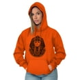 thumbnail image 4 of Ancient Egyptian Pyramid Pharaoh Unisex Plus Fleece Graphic Hoodie Brisco Brands 2X, 4 of 5