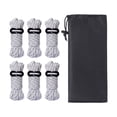 thumbnail image 2 of Pack Guylines Tent Cords Camp ajustador tensor para camping blanco Sunnimix Cuerda de tienda Guyline, 2 of 8