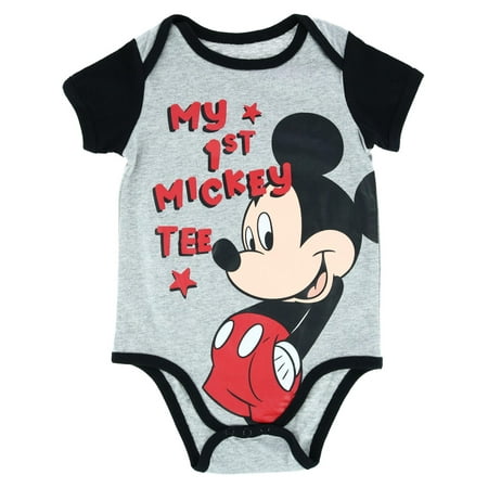 

Jerry Leigh Infant My First Mickey Mouse Short Sleeve Onesie