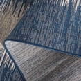 thumbnail image 6 of SAFAVIEH Courtyard Alexa Striped Indoor/Outdoor Area Rug, Beige/Navy, 8' x 11', 6 of 12