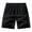 Black, variant on Men's Casual Quick-Dry Ice Silk Shorts, Athletic Workout Beach Trunks with Zipper Pockets