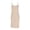 *Beige, variant on VBVC Women's Adjustable Spaghetti Strap Slip Dress , Ladies' Soft Stretchy Sleeveless Midi Dress , Casual Layering Lounge Dress For Women,Beige,S-2XL