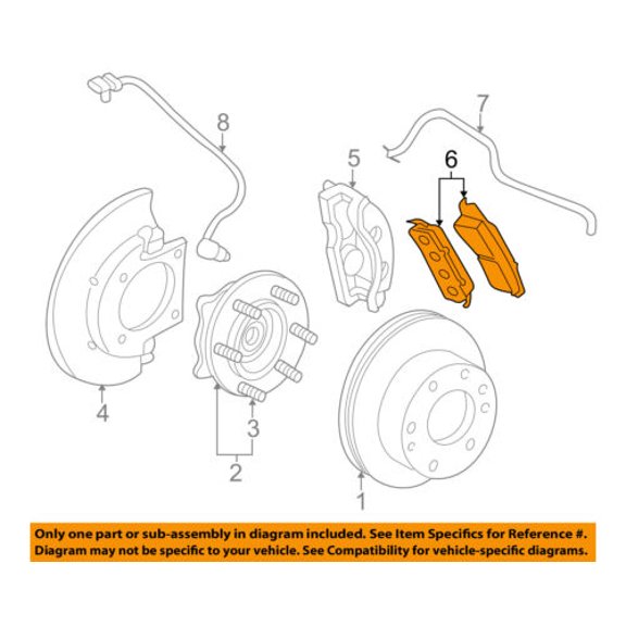 GM OEM Brake-Front-Brake Pads 84394394