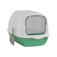 thumbnail image 3 of Xuanheng Enclosed Cat Litter Tray High Capacity for Small Animals Rabbit Potty Toilet Green, 3 of 8