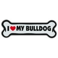 thumbnail image 1 of Giant Size!!! Dog Bone Magnet: I Love My Bulldog | Cars, Trucks, Refrigerators, 1 of 1