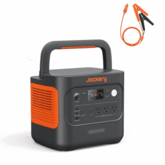 Jackery Explorer 2000 Neo2 and 12V Automobile Lead-acid Battery Charging Cable, 2036Wh LiFePO4 Battery, 2194W AC Output, 1 Hour Fast Charging for Emergencies, Power Outages, Camping