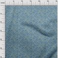 thumbnail image 2 of oneOone Cotton Poplin Grayish Blue Fabric Leaves & Floral Artistic Fabric For Sewing Printed Craft Fabric By The Yard 42 Inch Wide, 2 of 4