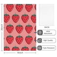 thumbnail image 2 of 4 Pcs Funny Kitchen Towels,Red Strawberry Plants Fruit Pink Pattern Microfiber Dish Towels,Kitchen Tea Towels,Kitchen Towel Set (18" X 26"), 2 of 7