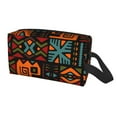 thumbnail image 2 of XMXT Large Capacity Makeup Bag, African Tribal Decoration Graffiti Travel Toiletry Bags Zippers Storage Cosmetic Bag for Women Men, One Size, 2 of 9