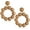Khaki, variant on Rattan Earrings for Women Rattan Hoop Earrings Handmade Woven Straw Wicker Earrings Bohemian Statement Summer Beach Jewelry