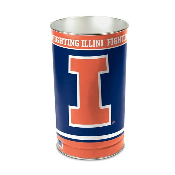 WinCraft Illinois Fighting Illini 15'' Tapered Wastebasket