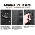 thumbnail image 3 of Funda para fogatas Stanbroil, redonda, cobertura total, 152 cm, color negro, 3 of 7