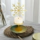 thumbnail image 1 of xihome Portavelas de hierro con forma de ciervo, rbol de Navidad, copo de nieve y estrella. Decoracin navideña para la mesa de fiestas. Regalo para el hogar., 1 of 6