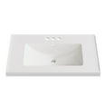 thumbnail image 7 of 30" Single Bathroom Vanity with Sink Top Combo, Free-Standing Vanity Base Cabinet with Soft Close Drawer and Door, Single Hole Undermount Ceramic Basin, Gray (Faucet and Drain not Included), 7 of 7