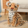 thumbnail image 2 of Michellecmm Snow Leopard Plush Toy Adorable Soft Stuffed Animal Cuddling Dolls for Christmas Holiday Birthday Home Decor, 2 of 8