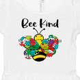 thumbnail image 3 of Inktastic Autism Awareness Bee Kind Girls Baby Dress, 3 of 4