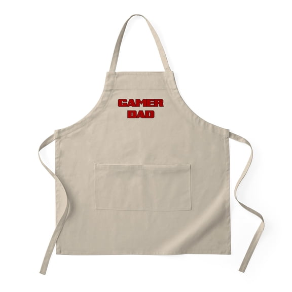 CafePress - GAMER DAD - Kitchen Apron with Pockets, Grilling Apron, Baking Apron