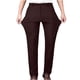 thumbnail image 2 of Pantalones de traje casuales con bolsillos y botones de color liso para hombre, 2 of 7