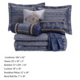 thumbnail image 2 of MesaSe Comforter Set King Size  7-Piece Soft Bedding Quilt  Coverlet Bedspread with Traditional Floral Medallion Pattern for Bedroom, 2 of 4