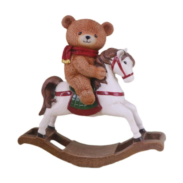 DOLITY Children's Day Gift Bear Statues Creative Garden Statues for Table Yard Home
