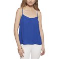thumbnail image 1 of Jessica Simpson Womens Minette Cami Tank Top, Blue, Large, 1 of 1