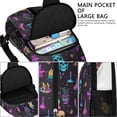 thumbnail image 4 of Sling Backpack,Mystical Halloween Pattern Crossbody Bag with Water Bottle Holder,Waterproof Sling Bag for Men/Women with Chest Phone Holder for Hiking,Travel, 4 of 6