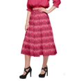 thumbnail image 3 of Moomaya Jupe en Coton avec Taille Élastique à Enfiler Jupe Évasée Imprimée Tenue d'Été, 3 of 5