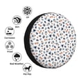 thumbnail image 4 of Fotbe natural insects Pattern Spare Tire Cover Thickening Universal Fit for Jeep, Trailer, RV, SUV, Truck, Tough Tire Wheel Soft Cover-16 inch, 4 of 6