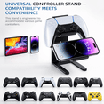 thumbnail image 2 of Desktop Dual Controller Holder for PS4/PS5/Xbox ONE/Switch Pro/Headset, Controller Organizer,Gaming Accessories, 2 of 9