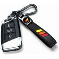 thumbnail image 6 of Leather Car Metal Key Chain Keyring Accessories Compatible with Chevy Camaro RS Cars Accessories, 6 of 8