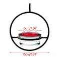thumbnail image 3 of Utoimkio Clearance Hummingbird Feeder for Outdoor Hanging,Metal Hummingbirds Feeder Hanging Birds Feeder Outdoor Decorations for Garden Yard Patio, 3 of 5
