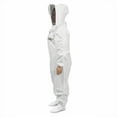 thumbnail image 3 of Honey Keeper Professional Cotton Full Body Beekeeping Suit with Self Supporting Veil Hood - XXLarge, 3 of 7