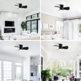 thumbnail image 6 of Parrot Uncle Low Profile Ceiling Fans with Remote Control, 30" Quiet Ceiling Fan with LED Light for Bedroom Patio,Dimmable, Reversible DC Motor, 6 of 19