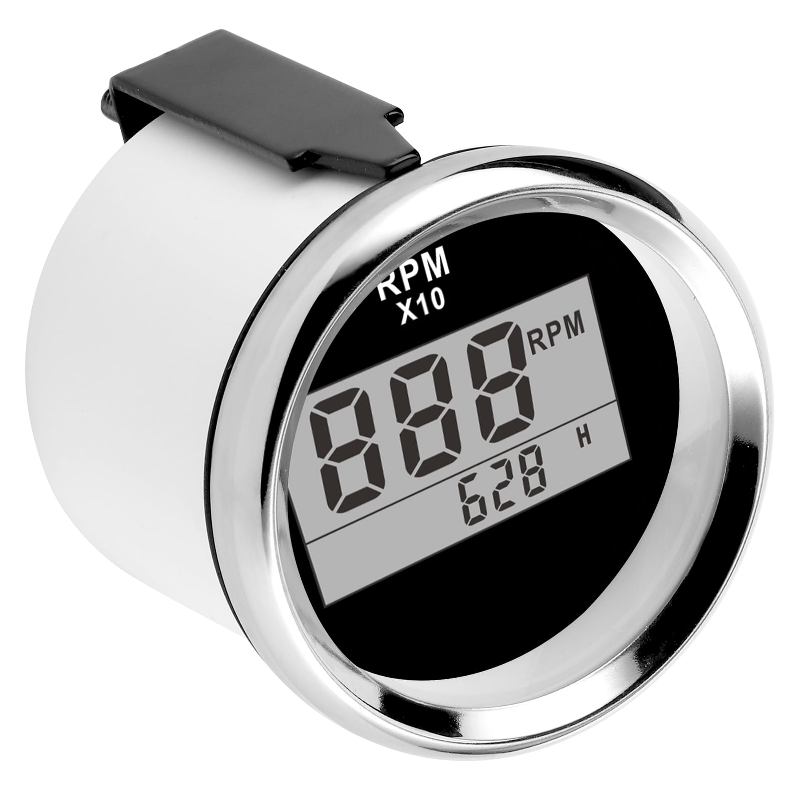 VGEBY Tacho Gauge,Engine Revolution Meter,0‑9990RPM Tachometer Gauge