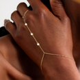 thumbnail image 2 of Set de pulseras 17 MILE chapadas en oro de 14K, ajustables, 3 piezas, 2 of 9